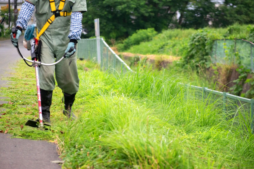 草刈り後の後始末を草刈り業者に依頼する